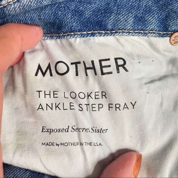 Mother The Looker Ankle Step Fray Jeans - Picture 4 of 7